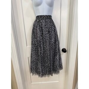 PHILOSOPHY DI LORENZO SERAFINI size 6 leopard print skirt‎